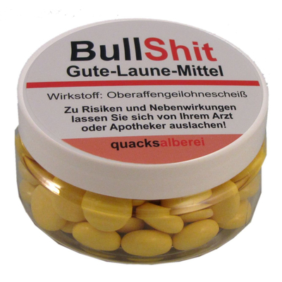 Lustige Pille BullShit Gute-Laune-Mittel
